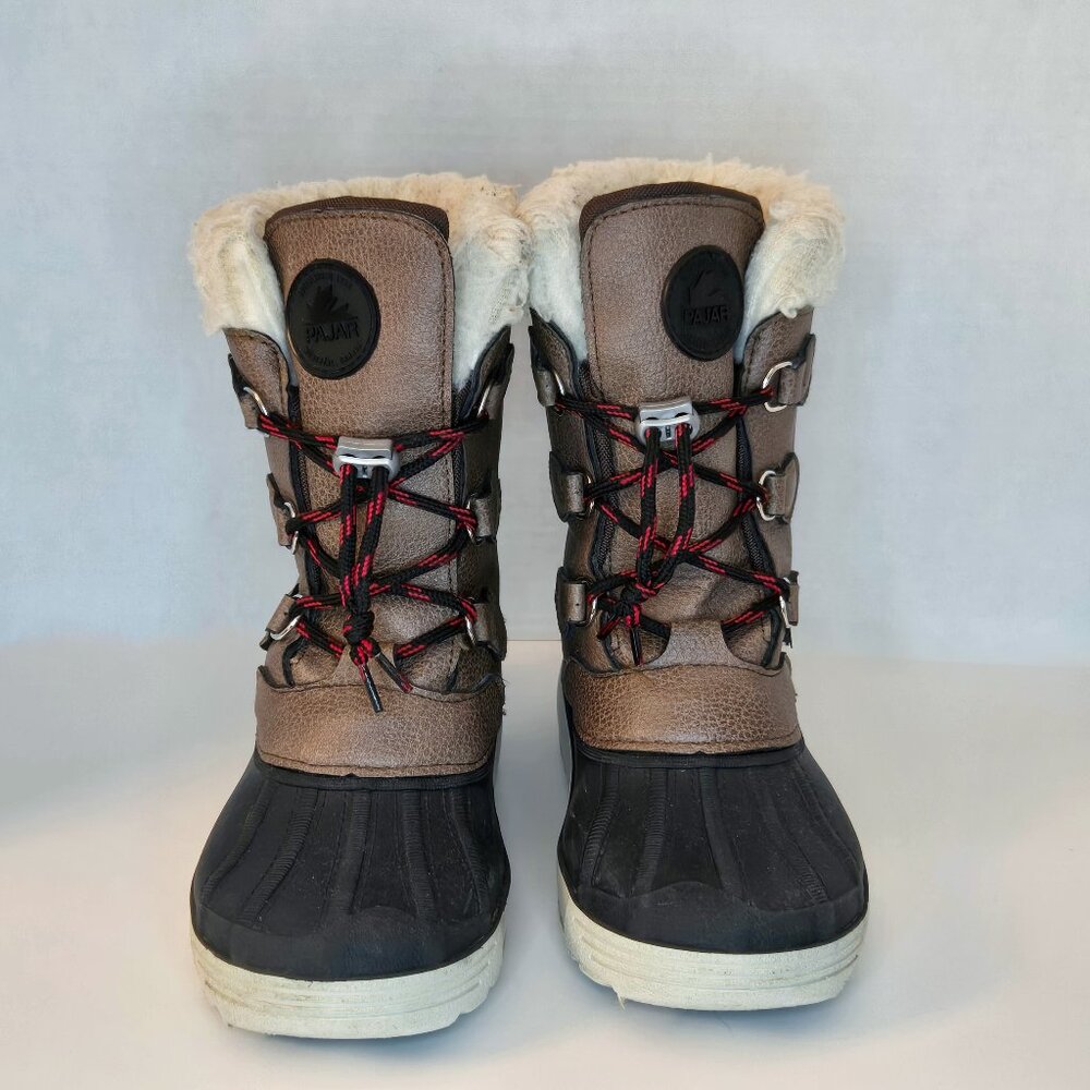Pajar Canada Kids Waterproof Winter Boots - Tan (Size 2Y / EU 34)
